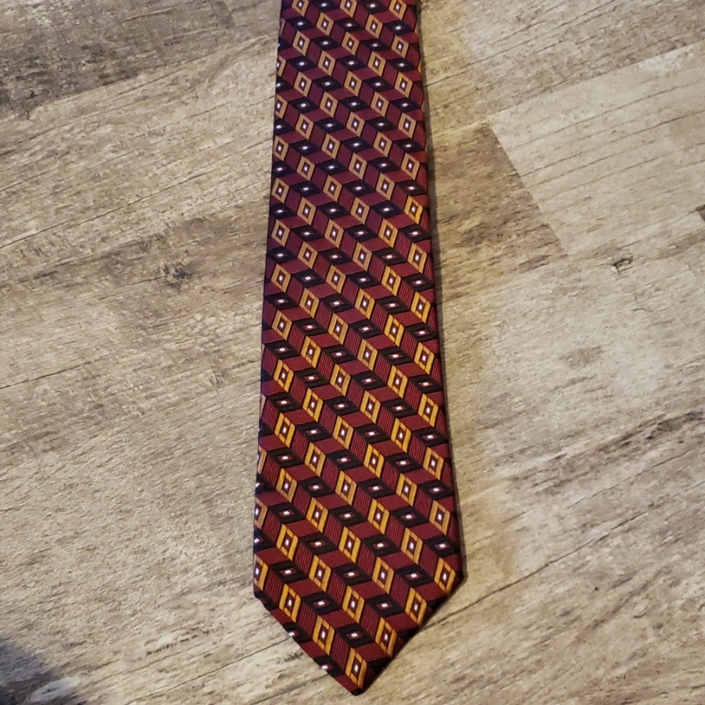 Funky Geometric Cube Robert Talbott Tie